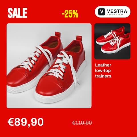 Sale Duo template, 1:1