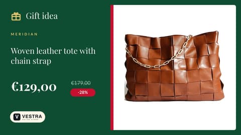 Wide Gift Green template, 16:9