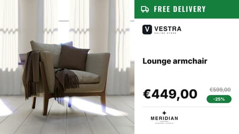 Wide Delivery Bar template, 16:9