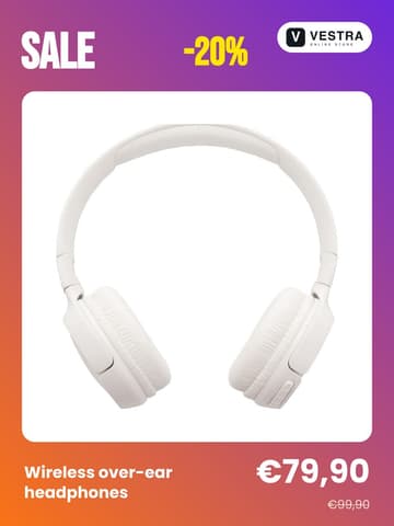 Portrait Mega Gradient template, 3:4