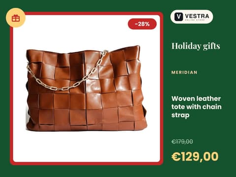 Holiday Gift template, 4:3